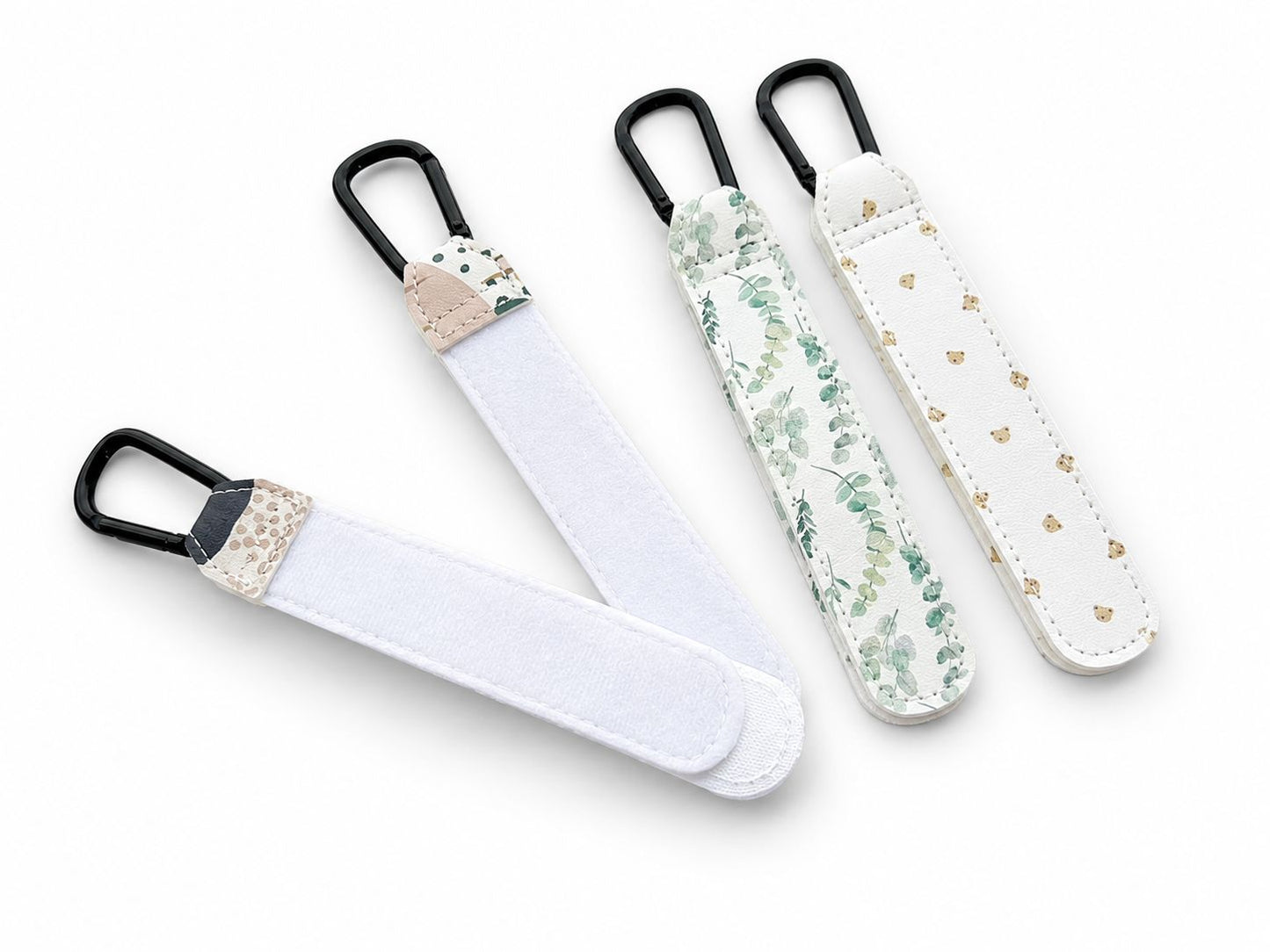 Patterned Stroller Hooks (Set of 4) — Hands-Free Bag Carriers