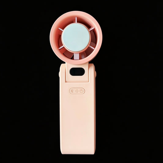 Foldable Ice Compress Fan — 100-Speed Cooling with Metal Ice Plate
