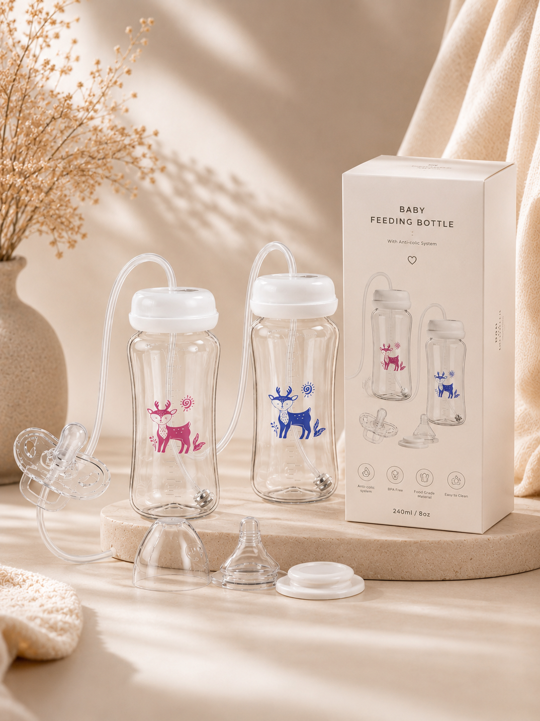 Milda Self-Feeding Baby Bottle