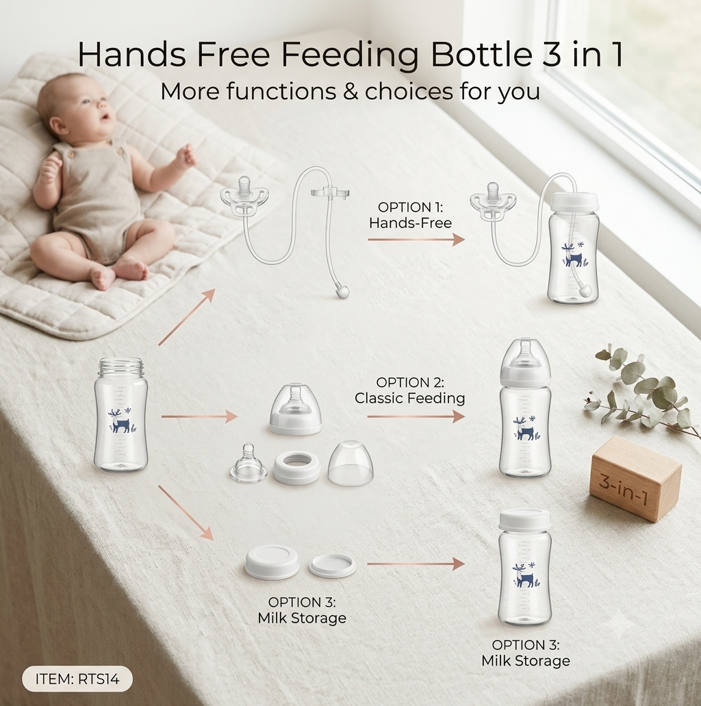Milda Self-Feeding Baby Bottle