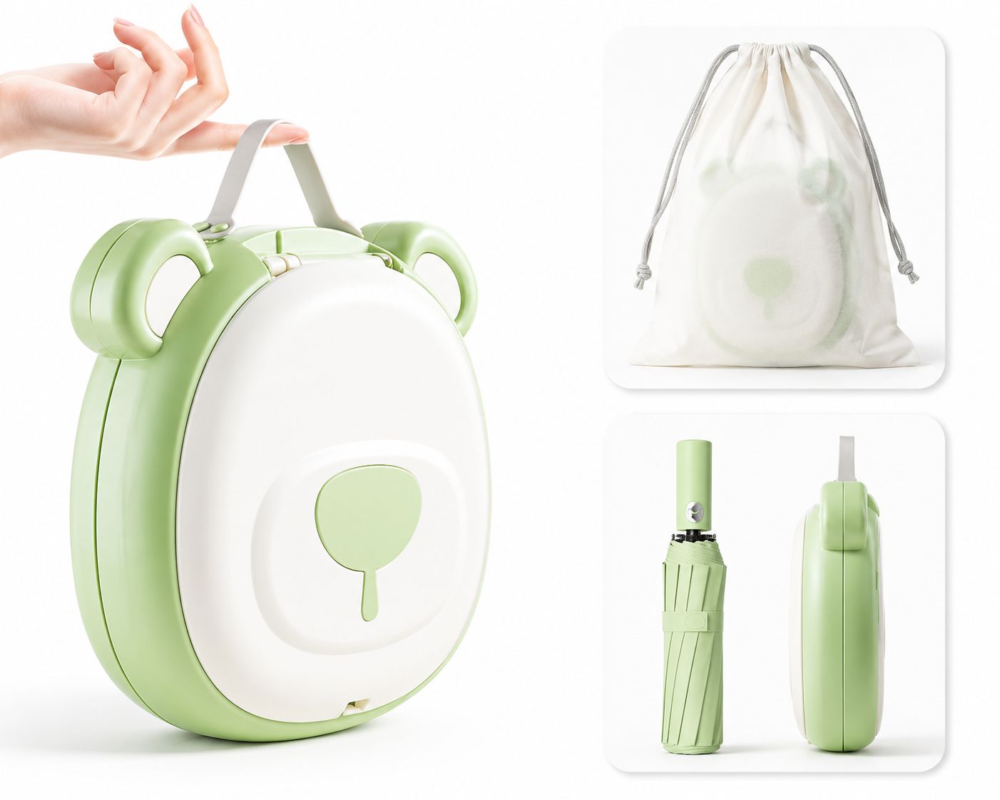 Travel Potty 3-in-1 — Foldable Toddler Potty, Trainer Seat & On-the-Go Toilet
