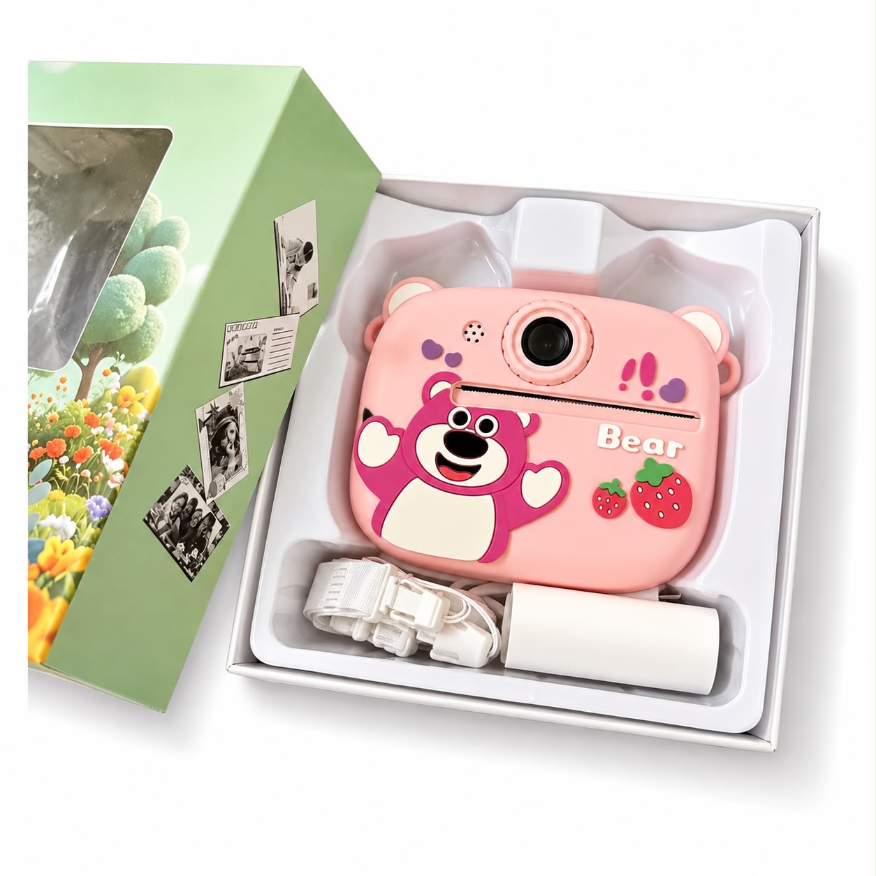 Kids Instant Print Camera — Inkless Photo & Video, Prints in 3 Seconds