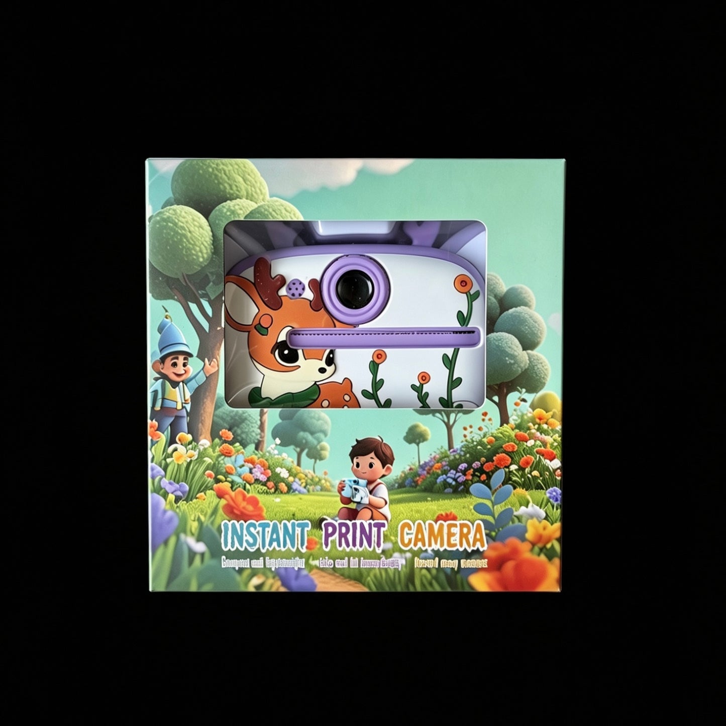 Kids Instant Print Camera — No Ink, Prints in Seconds