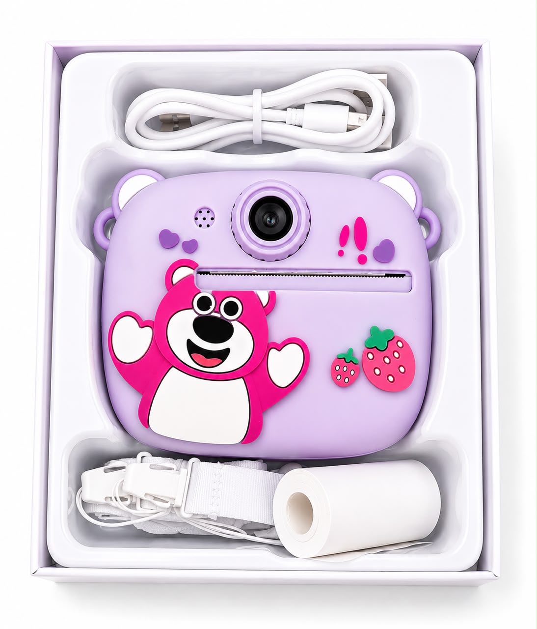 Kids Instant Print Camera — Inkless Photo & Video, Prints in 3 Seconds